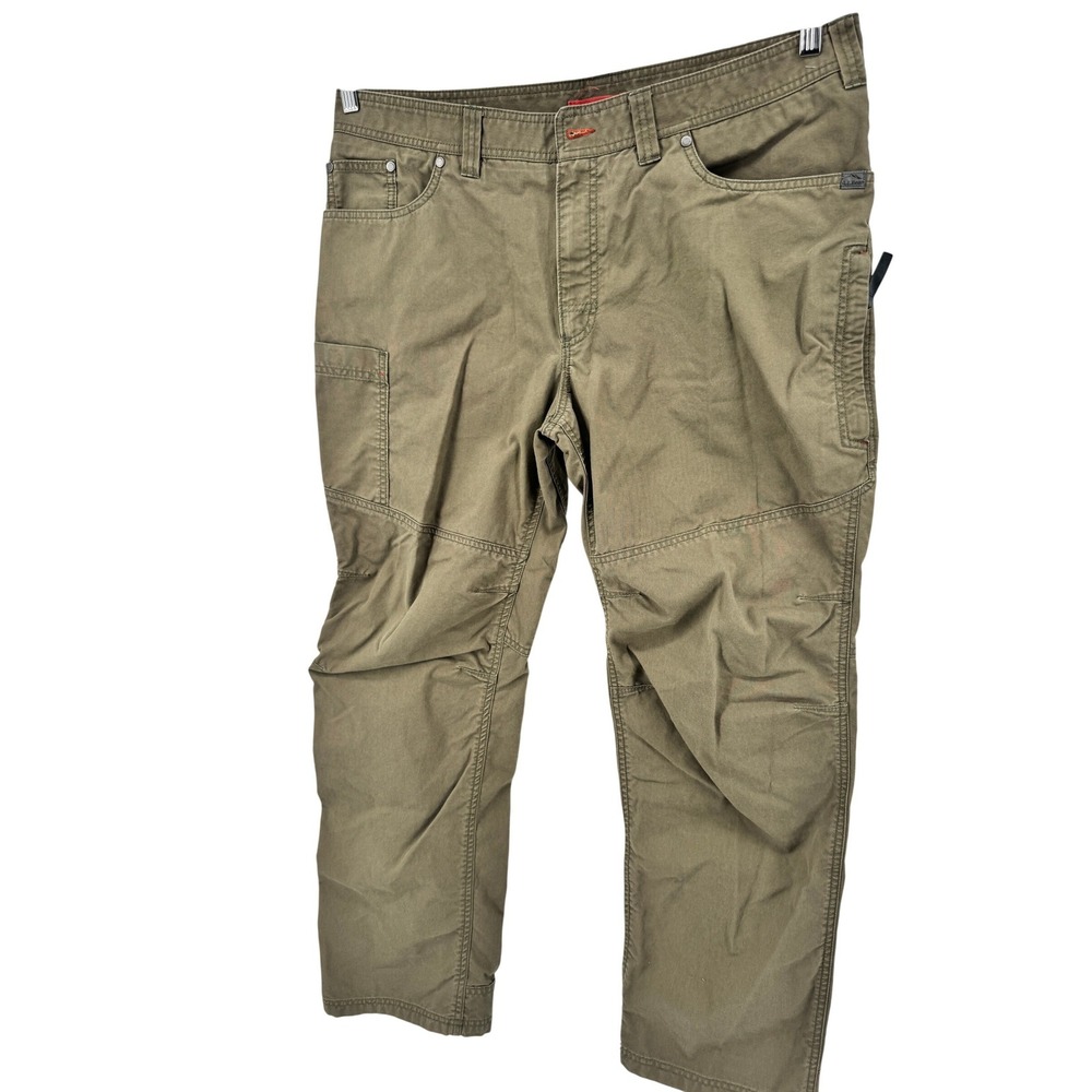 LL‎ Bean Double Knee Zip Cargo Pants 38x30 Mens Khaki Outdoor WorkWear  Skater